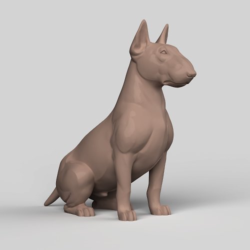 3DcncUNIQUE 3D模型STL CNC Router文件3dprintable Bullterrier坐