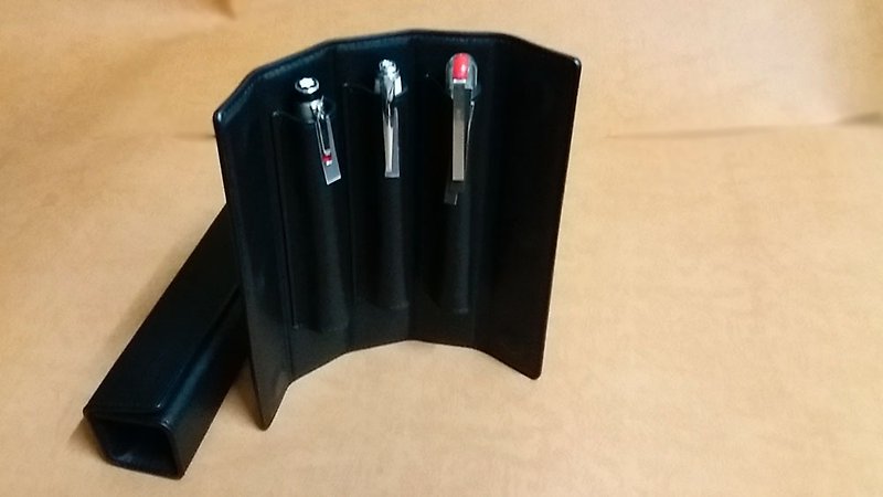 Antique Bamboo Slip Roll Pencil Case (Advanced Version) - Pencil Cases - Genuine Leather 
