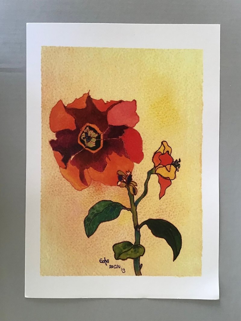 Postcards in full bloom - การ์ด/โปสการ์ด - กระดาษ 