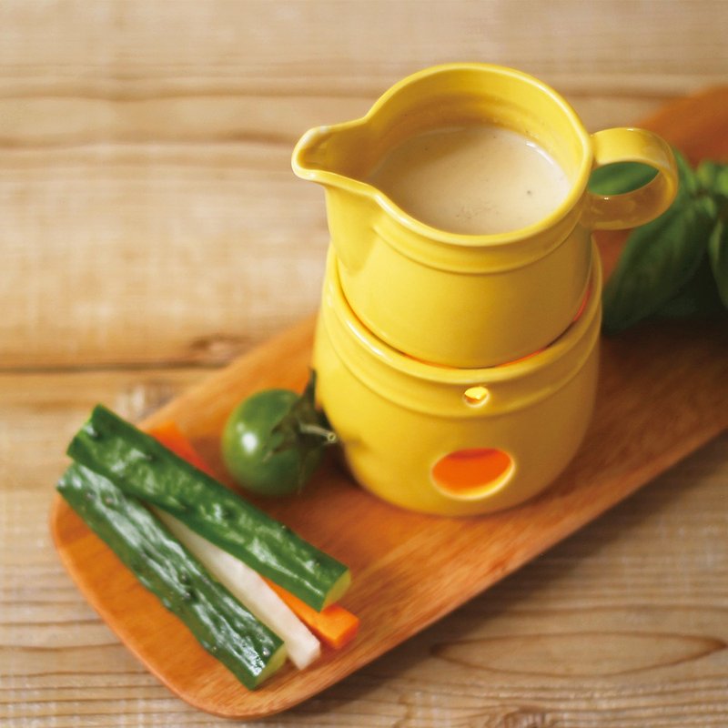 MEISTER HAND熱茶組 - 茶具/茶杯 - 陶 黃色