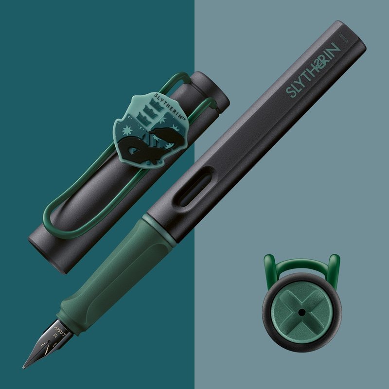 【不可刻字】LAMY 鋼筆 限量/SAFARI-Harry Potter史萊哲林 綠色 - 鋼筆 - 塑膠 黑色