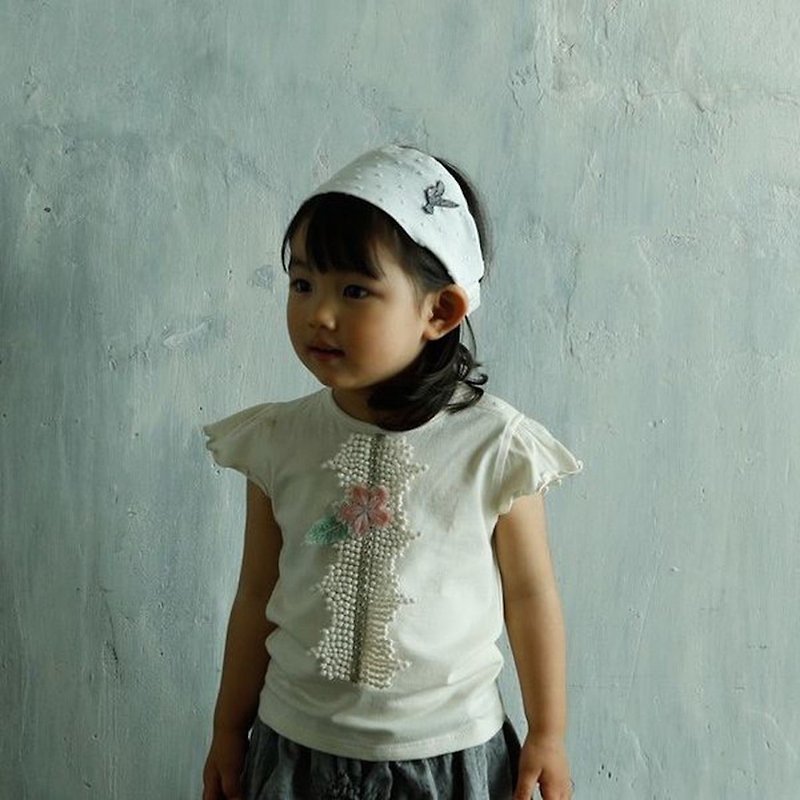 HITOHITO日本製カウンター子供服オーガニックコットンスプリングTシャツ