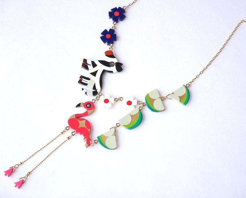 Grassland Necklace - Necklaces - Resin Multicolor