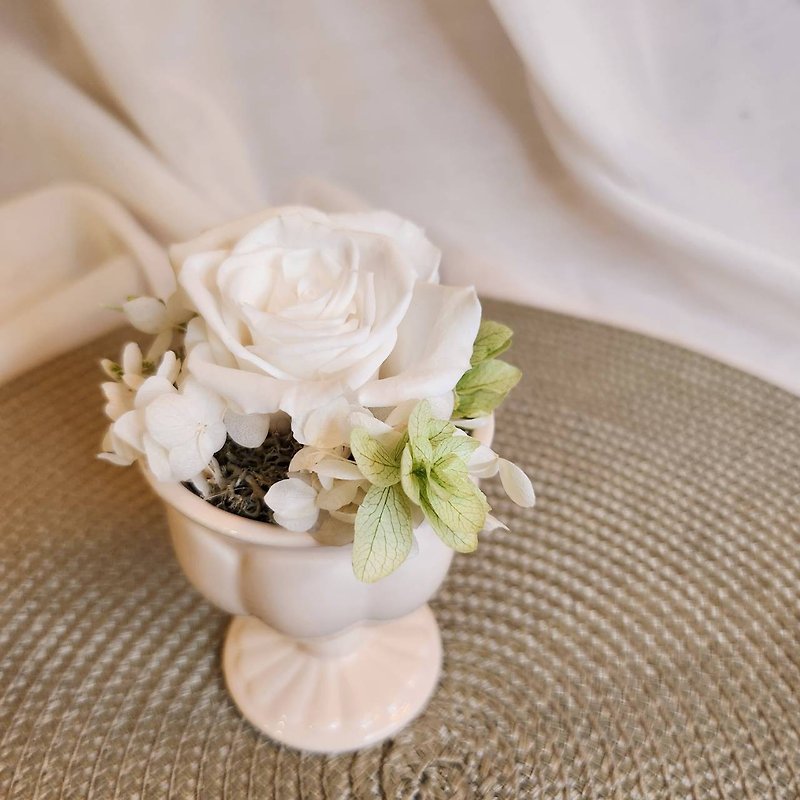 Eternal Flower-(White Model) - Dried Flowers & Bouquets - Plants & Flowers 