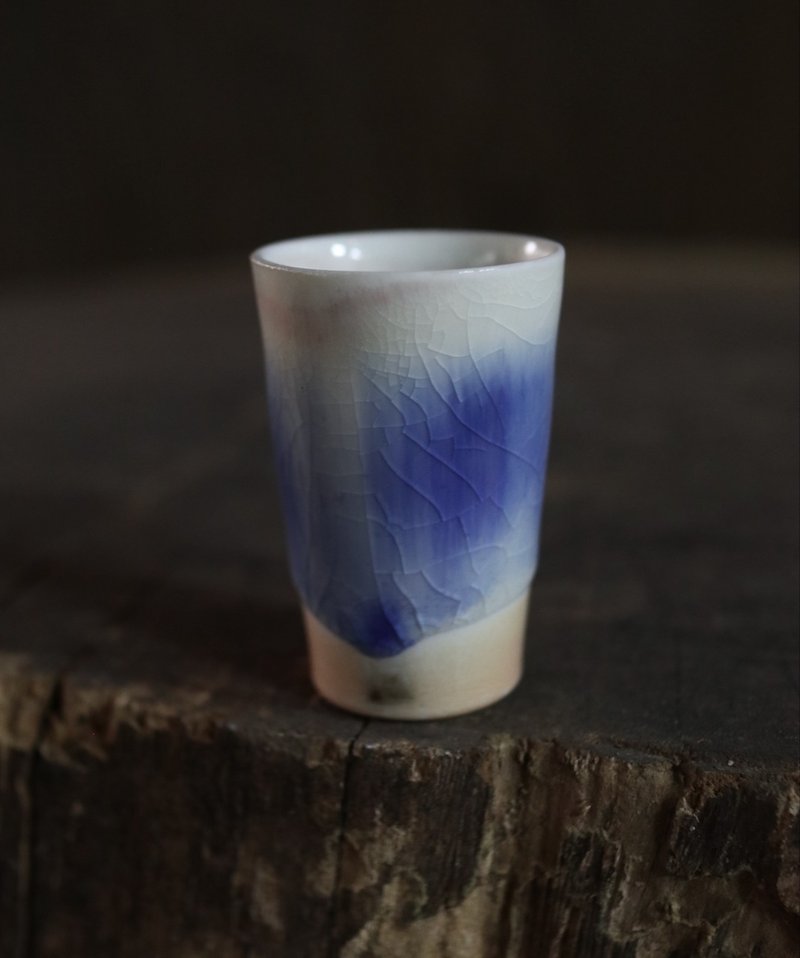 柴燒鈷藍小杯 / 清酒小杯 - 酒杯/酒器 - 瓷 藍色
