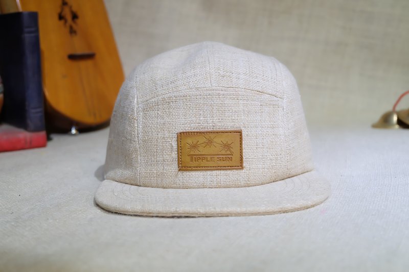 Tipple Sun Cap (organic Hemp) - 帽子 - 紙 卡其色