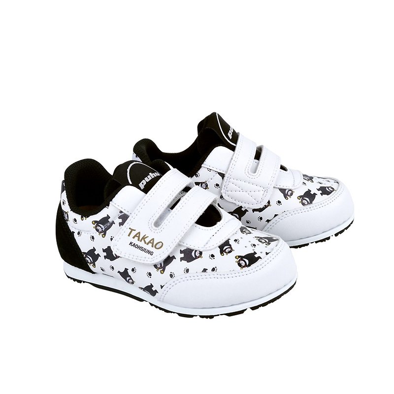Kaohsiung Bear Collaboration Children's Shoes (Kids) - White and Black - Other - Faux Leather White