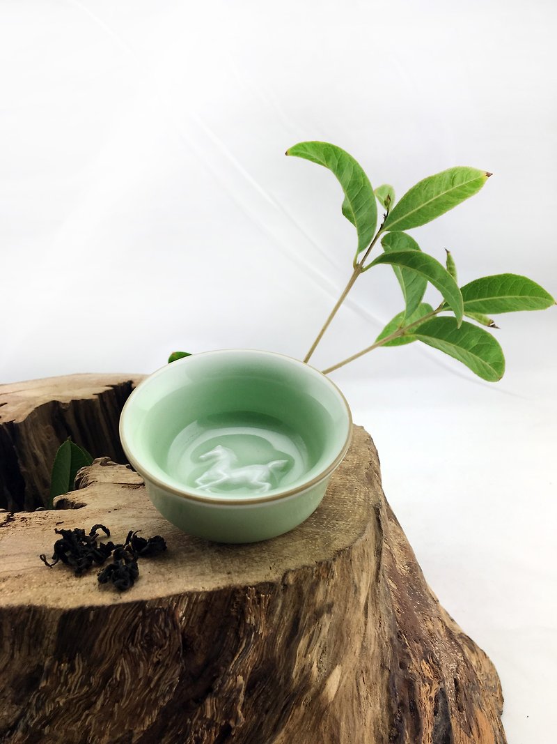 CereiZ生活品味・駿馬杯 - 茶具/茶杯 - 陶 綠色