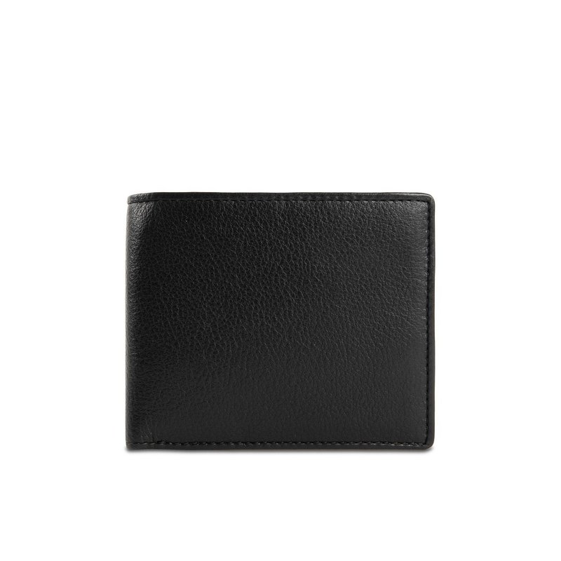 【NEW IN】Liam Leather Bi-fold Wallet (RFID) - Black | Gift for Him - Wallets - Genuine Leather Black