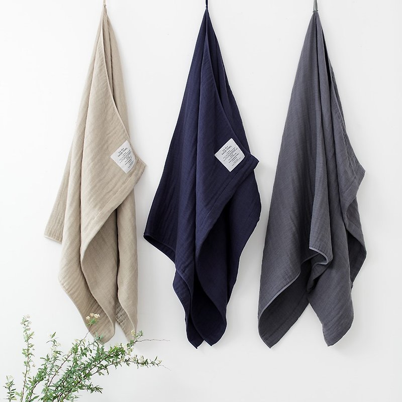 日本製 2.5-PLY GAUZE 100% 有機棉 L號 毯子  by SHINTO TOWEL - 毛巾浴巾 - 棉．麻 多色