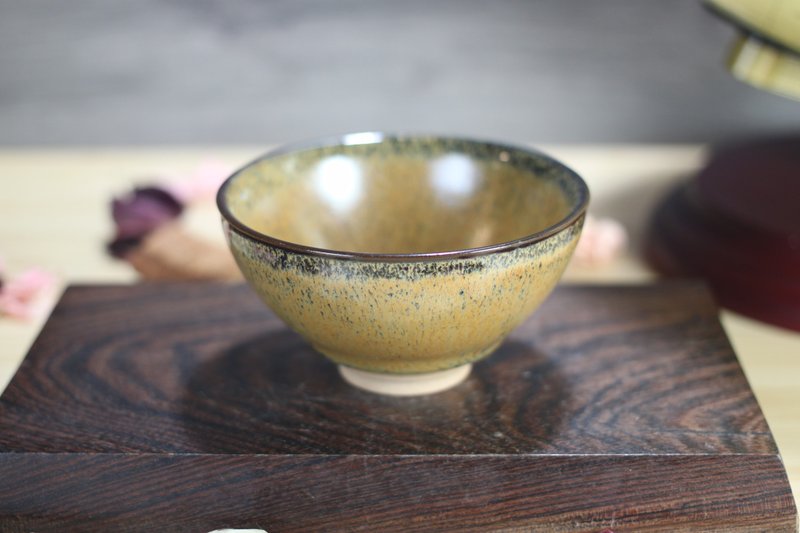 【送禮好物】120ml 天目釉 日式茶碗 茶杯 酒杯 鶯歌葉敏祥作 - 茶壺/茶杯/茶具 - 瓷 