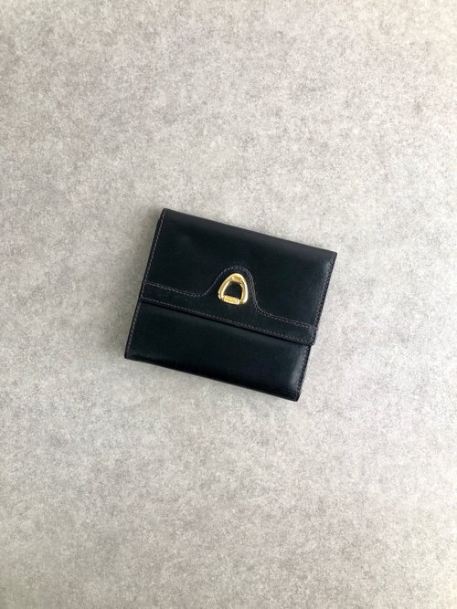 美品　セリーヌ　celine 財布 CELINE セリーヌ ストラップウォレット 二つ折り財布 レザー