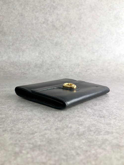 日本直送 名牌中古包 】CELINE セリーヌ 財布 ブラック ホースビット
