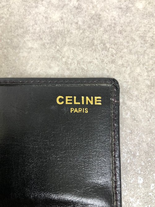 日本直送 名牌中古包 】CELINE セリーヌ 財布 ブラック ホース