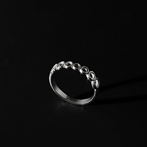 One Dimple 單窩 : 純銀 k金珠寶設計與訂製 圈圈圓圓戒指 925銀