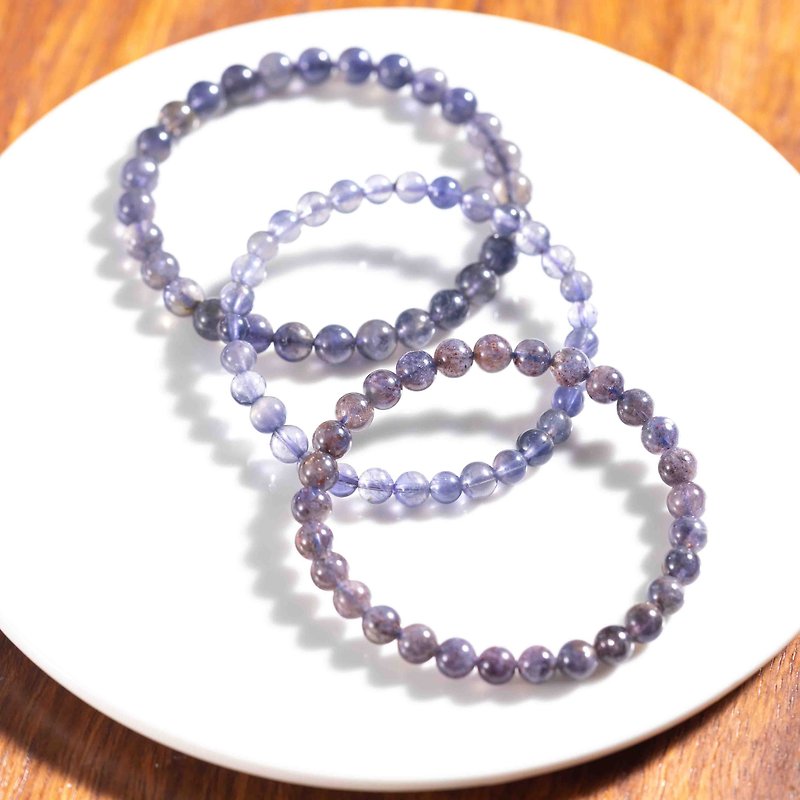 Slightly Flawed | Iolite - Bracelets - Crystal Purple
