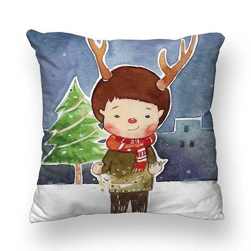 Reindeer boy-pillow - Pillows & Cushions - Other Materials 