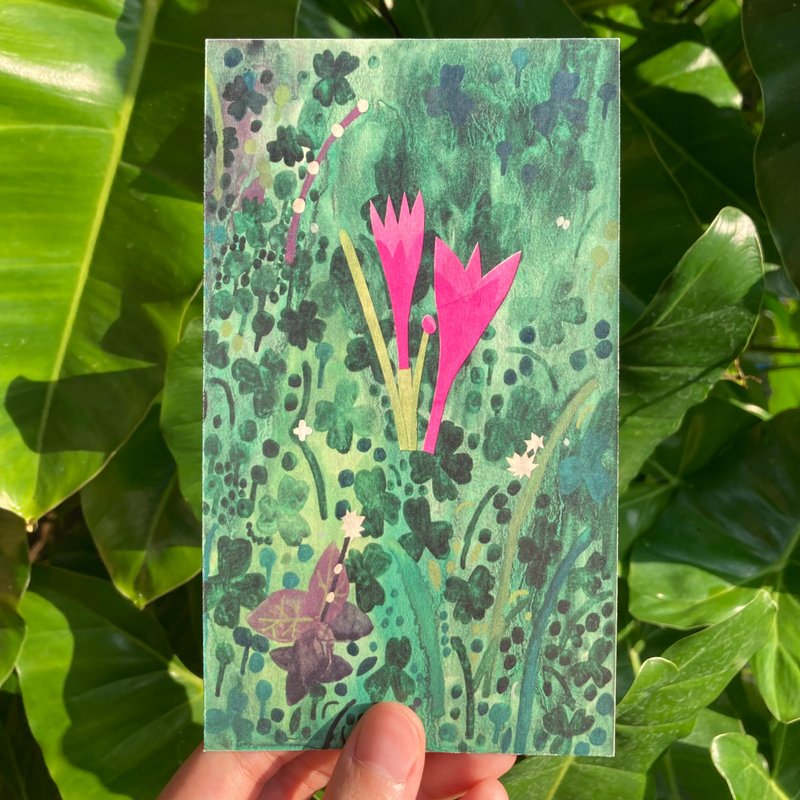 rain lily card - Cards & Postcards - Paper Green