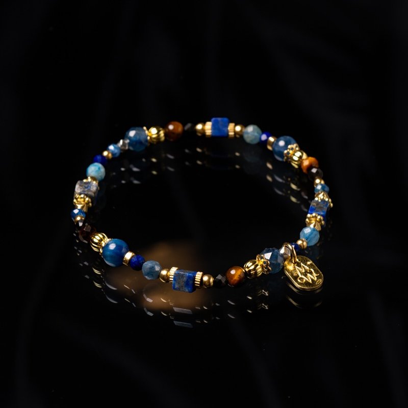 寬容 // C1599藍晶青金石手鍊 - 手鍊/手環 - 寶石 