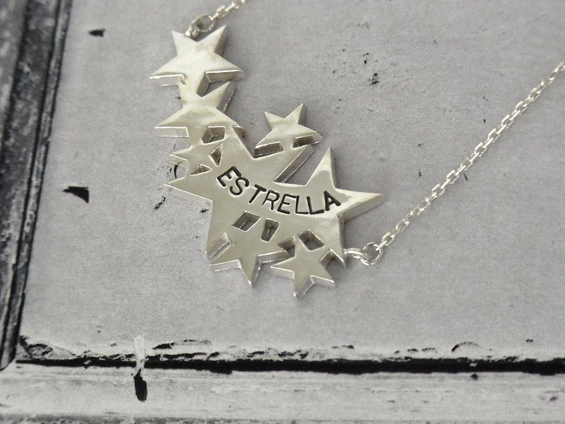 Stardust necklace / silver - Necklaces - Sterling Silver Silver