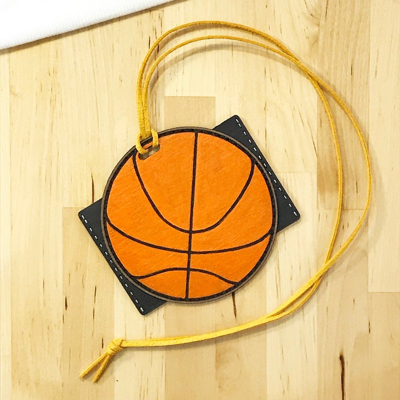 【Luggage Tag, ID Cover】Basketball Luggage Tag - ป้ายสัมภาระ - วัสดุกันนำ้ สีส้ม
