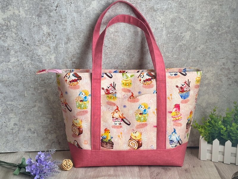 客製包 手提肩背托特包 可客製 布料自由挑選 - 手提包/手提袋 - 棉．麻 多色