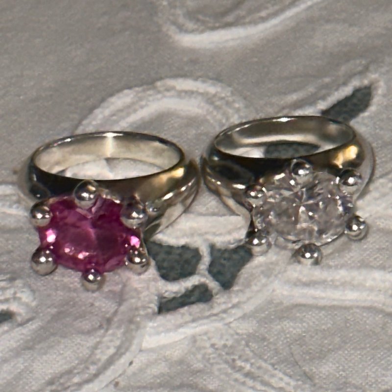 haime sienna ring (cubic 12*10mm) original silver - 戒指 - 純銀 多色