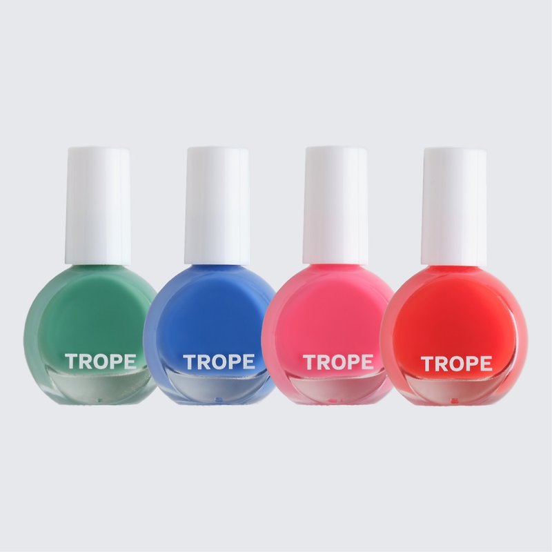 TROPE (J) Jelly Series • 4pc Nail Set - ยาทาเล็บ - สี หลากหลายสี