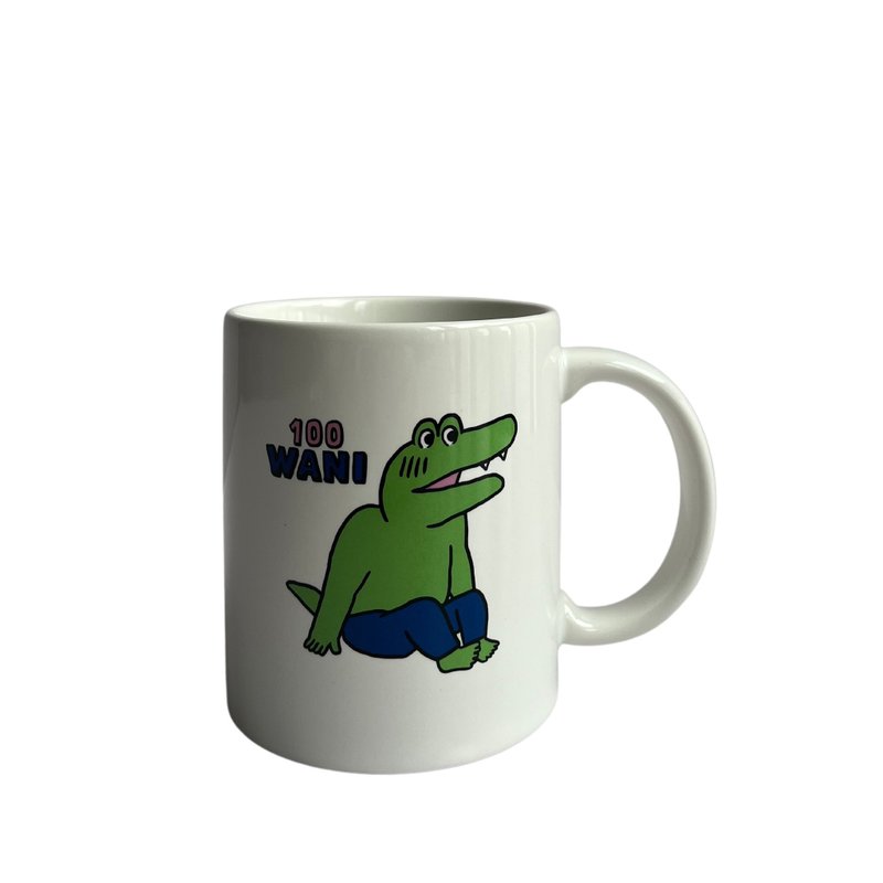 【100 WANI】一百天鱷魚官方授權周邊產品 鱷魚設計簡約馬克杯 - 其他杯子 - 陶 多色