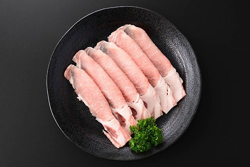 湯瑪仕肉舖 國寶級盤克夏黑豚里肌火鍋片(台灣) 200g+/-5%