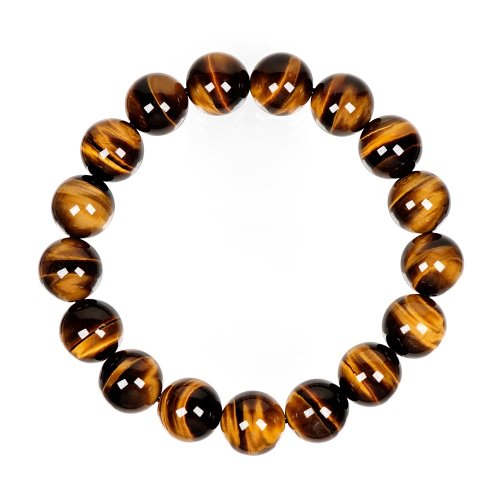 正佳珠寶 Gemsrich Jewelry 【正佳珠寶】黃虎眼 頂級雙眼虎眼石 12mm 黃虎眼手珠
