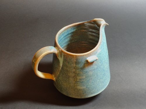 木辛陶 2號 湖水藍 掛耳式咖啡濾掛壺
