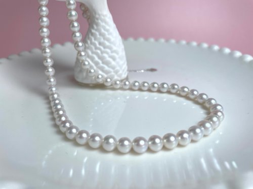 Athena珍珠設計 塔鏈 天然淡水珍珠 極光 串鏈 銀扣