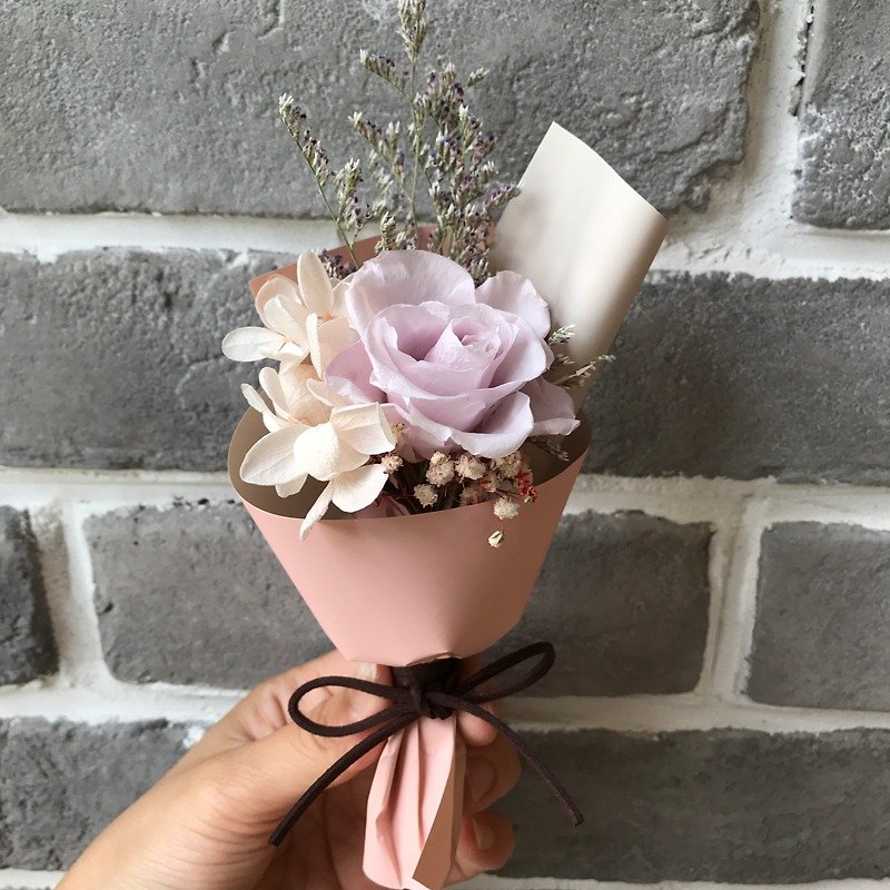 Ying Luo Manor*wedding small things*not withered flowers. Flowers eternal life. Dried Flowers*GIFT*gift of small objects G63 / immortal flower bouquets / Valentines Day / Senior Year / dried flower ceremony - ตกแต่งต้นไม้ - พืช/ดอกไม้ 