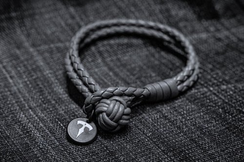 TTP leathers 波賽頓手工皮件 【現貨版】山羊皮 新版編織球型手環 Bracelet 汽車鑰匙包 鑰匙皮