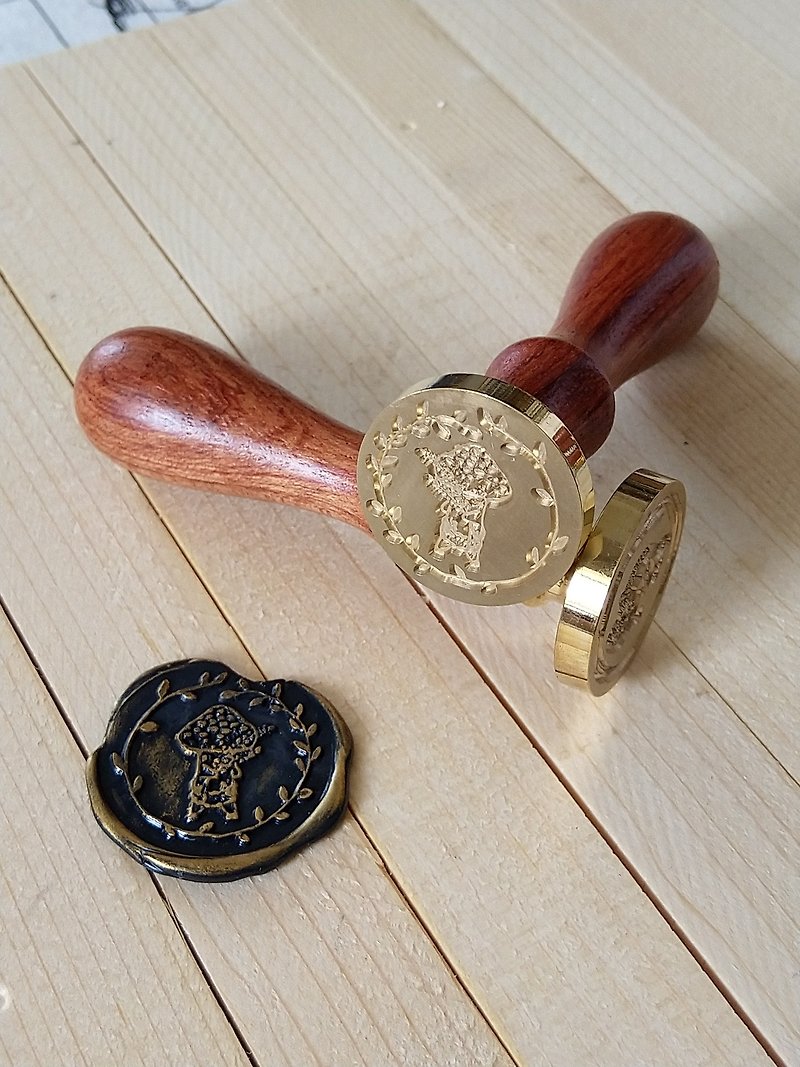 Mr.Bird Mushroom Sealing Wax - Stamps & Stamp Pads - Other Metals Red