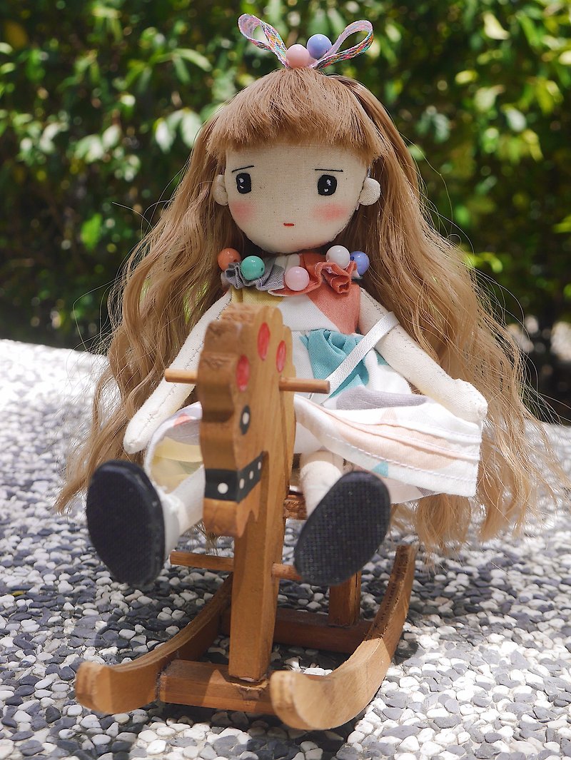 Handmade doll- Little cutie - Stuffed Dolls & Figurines - Cotton & Hemp 