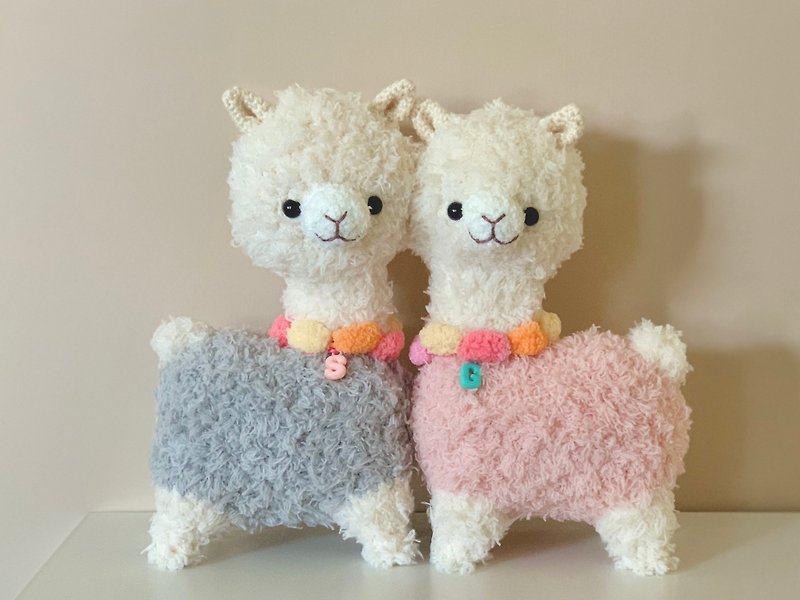 客製超萌手織羊駝娃娃 - 公仔模型 - 其他人造纖維 