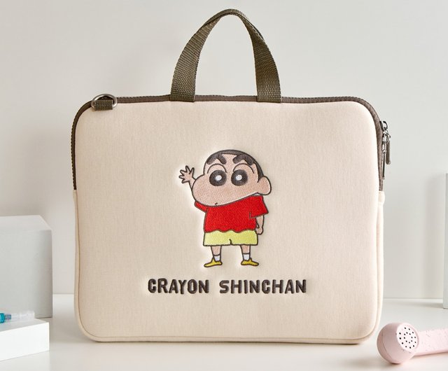クレヨンしんちゃん クラシックしんちゃん刺繍ショルダーバッグ