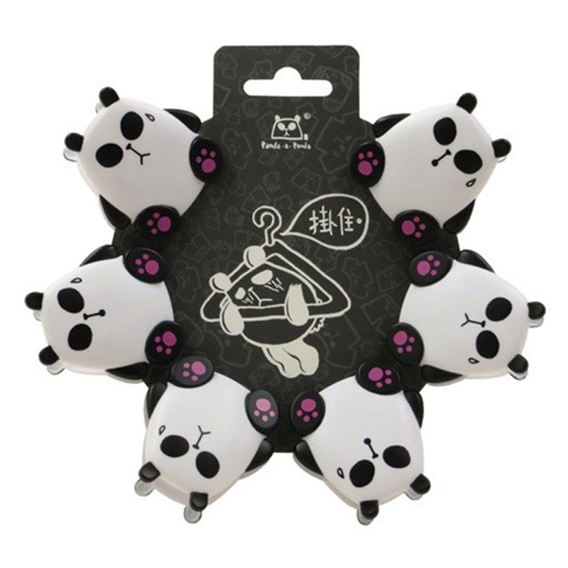 Xiaoke deaf cat panda-a-panda clothespins 6 pieces - Other - Plastic Multicolor