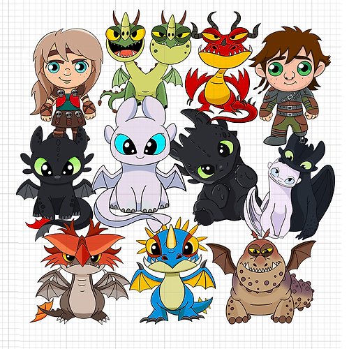 PrimeShop Layered SVG Clipart How to train your dragon, Toothless svg, Light Fury