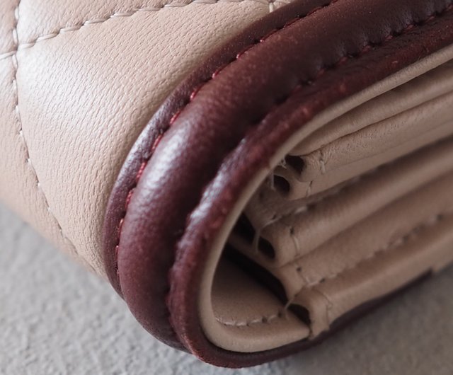 CHANEL シャネル バイカラー ロング ウォレット 長財布 ピンク