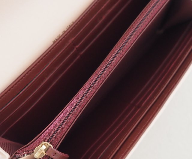 CHANEL シャネル バイカラー ロング ウォレット 長財布 ピンク