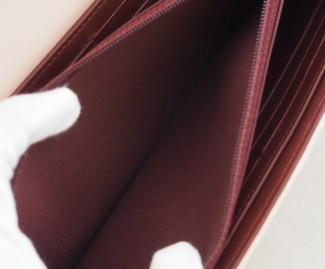 CHANEL シャネル バイカラー ロング ウォレット 長財布 ピンク