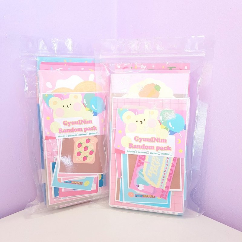 kitsch & dessert random mix pack - 貼紙 - 紙 