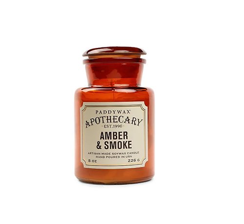 Goodforit Paddywax Apothecary Amber & Smoke珀煙葉復古香氛蠟燭(8oz)