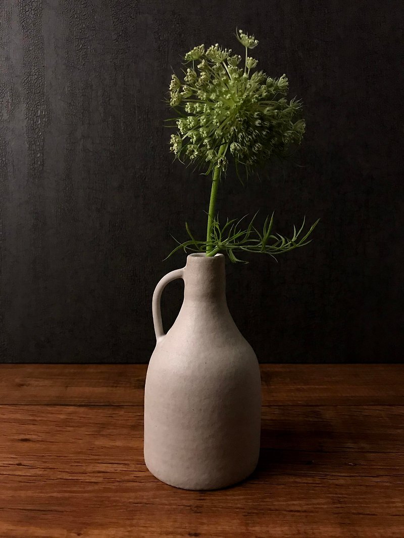 【 小丸花器 】  質樸 簡約 有溫度  花器 - 花瓶/陶器 - 陶 