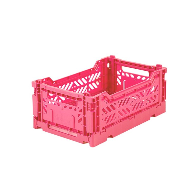 Turkey Aykasa Folding Storage Basket (S)-Cherry Rose Pink - Storage - Plastic 