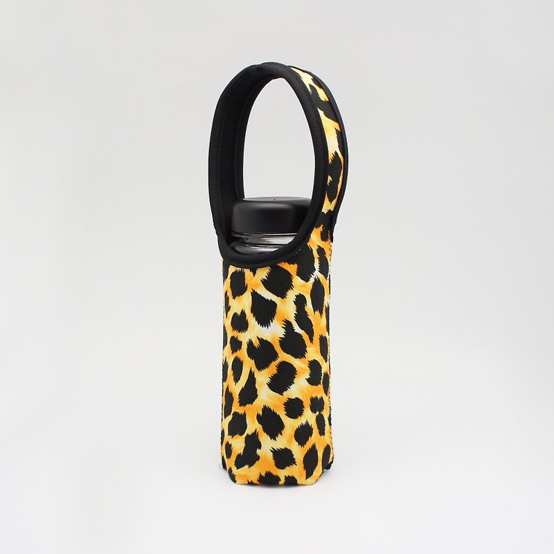 BLR Water Bottle Tote [ Yellow Leopard ] TC16 - Beverage Holders & Bags - Other Materials Yellow