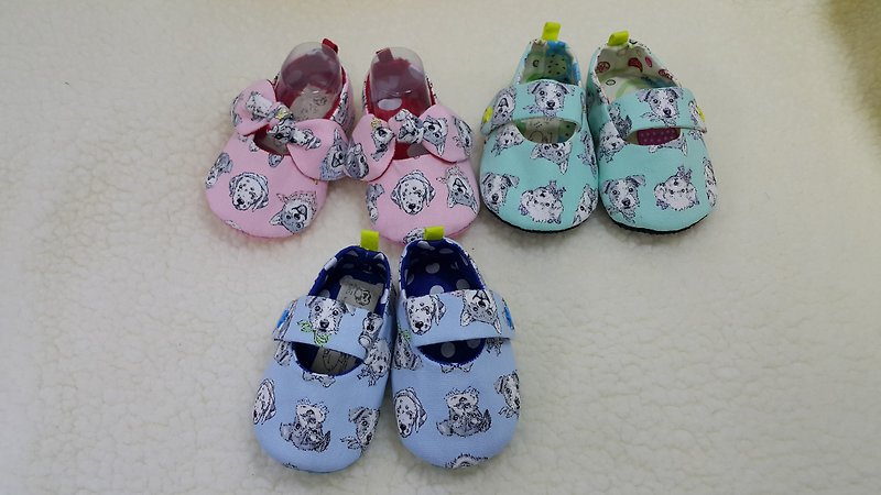 Dog World Baby Toddler Shoes (12cm)【S171201】 - Kids' Shoes - Cotton & Hemp Multicolor